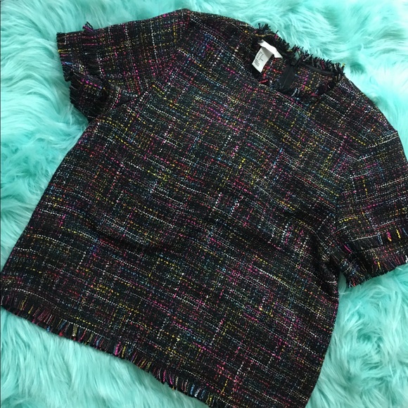 H&M Tops - Tweed Top